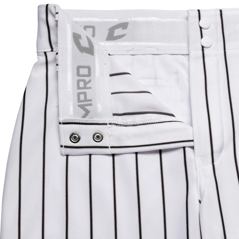 Traditional Fit Triple Crown Classic Baseball Pants With Knit-in Pinstripes And Reinforced Sliding Areas Traditional Fit Triple Crown Classic Baseball Pants With Knit-in Pinstripes And Reinforced Sliding Areas
