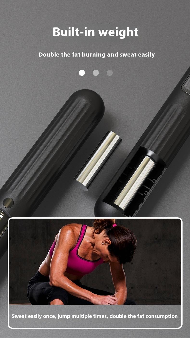 Smart Bluetooth Jump Rope With CounterFitness Weight Bearing Ball