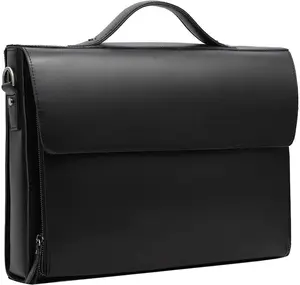 Leather Briefcase for Men Laptop Messenger Business Work Bag