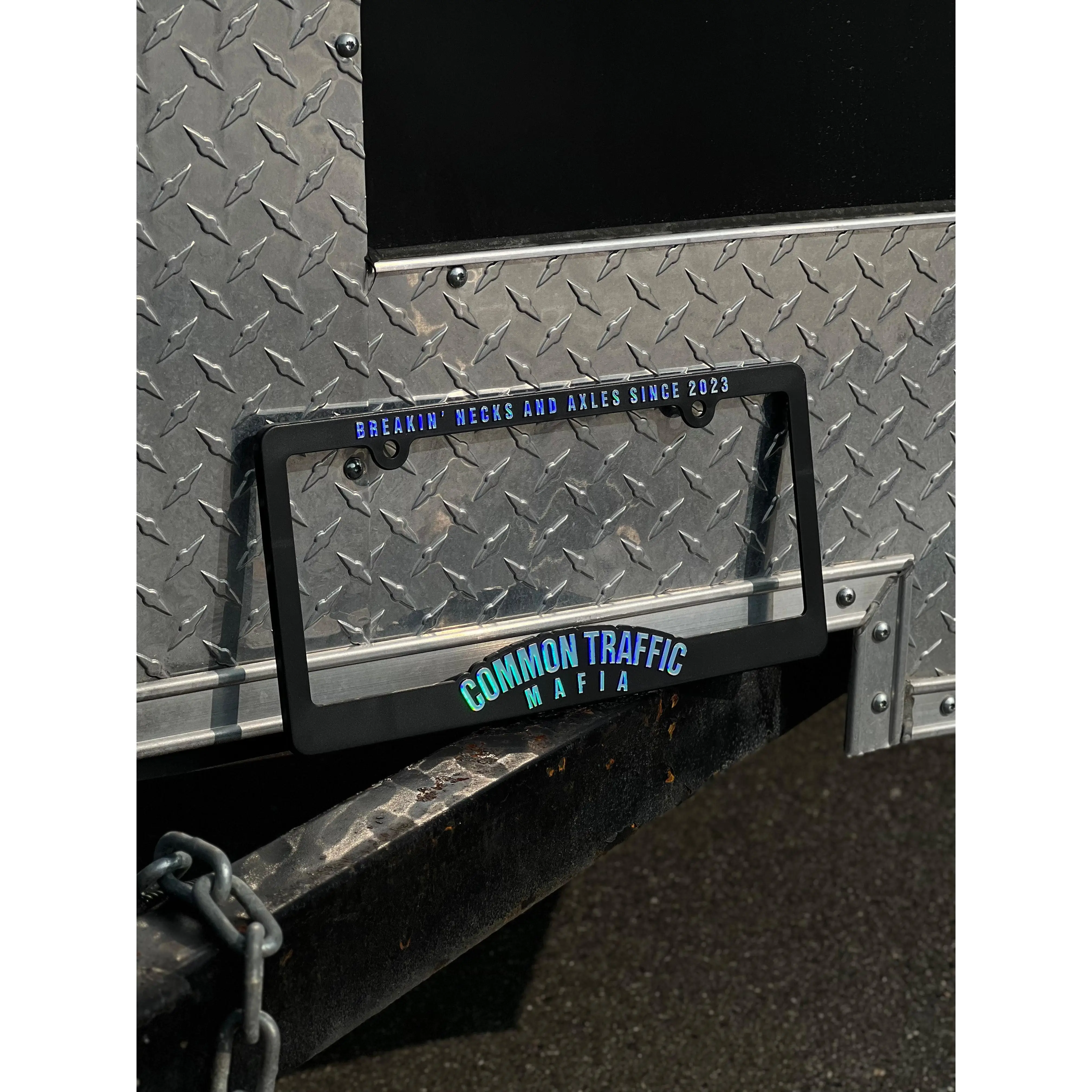 “Common Traffic Mafia” License Plate Frame