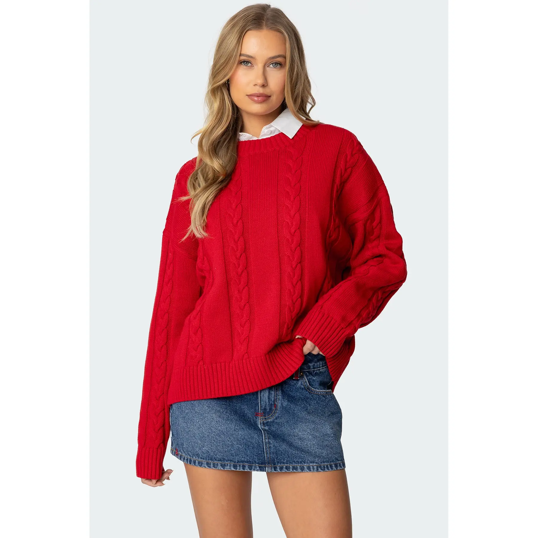 Acacia Oversized Cable Knit Sweater Acacia Oversized Cable Knit Sweater