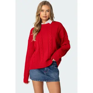 Acacia Oversized Cable Knit Sweater Acacia Oversized Cable Knit Sweater