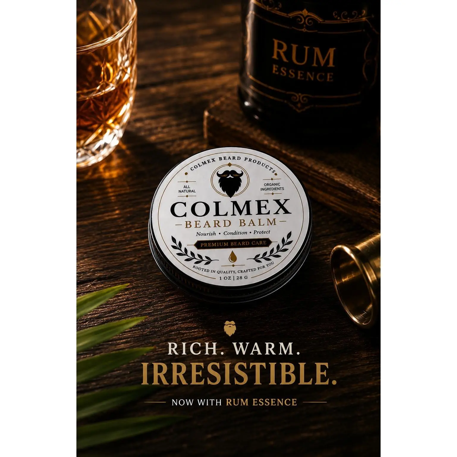 1oz RUM beard balm