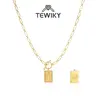 Tewiky Charm Outdoorfun Cross Choker Necklace for Women,Back engraved with Jesus‘ blessing message Thick Chunky Paperclip Chain Hip Hop Necklace Unisex Jewelry,Cuban Link Chain for Women Trendy Fashion Jewelry Gifts For Easter