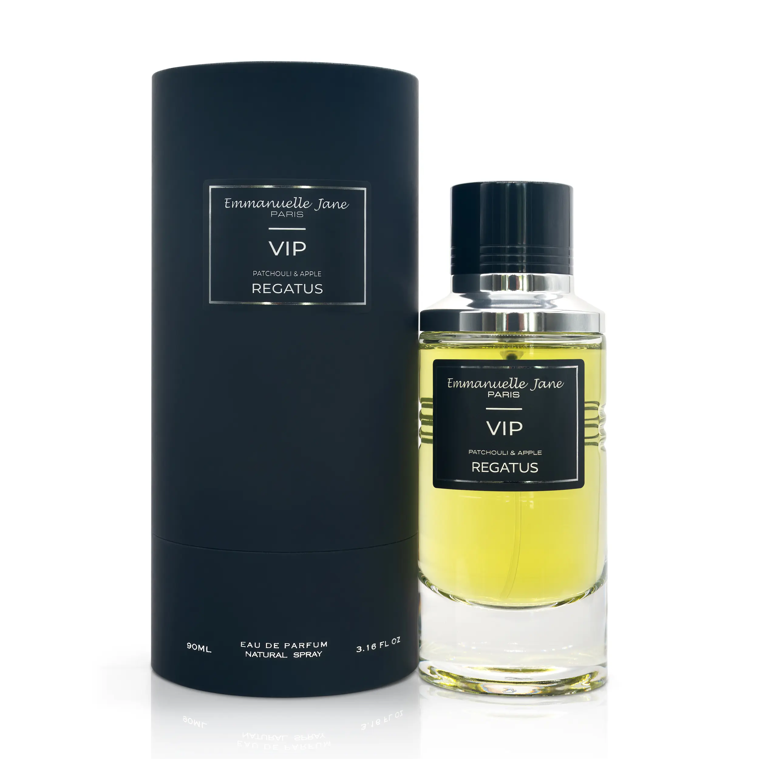 Emmanuelle Jane Paris VIP Regatus Eau de Parfum 3.16fl oz 90ml Natural Spray Patchouli & Apple Scent