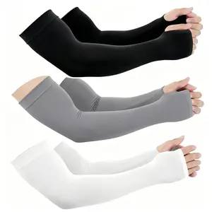 3 Pairs Cooling Arm Sleeves for Men & Women, Compression Nylon Fabric with UPF 50 UV Sun Protection for Outdoor Sports & Tattoo Cover, Cooling Arm Covers, Outdoor Arm Sleeve