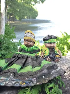 Ibeyis Jimaguas de Ogun Niña y Niño / Ibeyis Jimaguas of Ogun Girl & Boy Costume