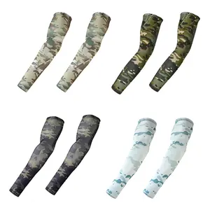 4PCS Compression Bow Sleeves, Lightweight Easy Fit, Arm Sleeves, Camo Hunting Sleeves,Sun Protection Thorn Proof Cooling Arm Sleeves Cover Arms For Garden Sports Edge Pattern UV Sun Protection Arm Sleeves ,Cow Cooling Arm Sleeve Driving Sports Cycling tik