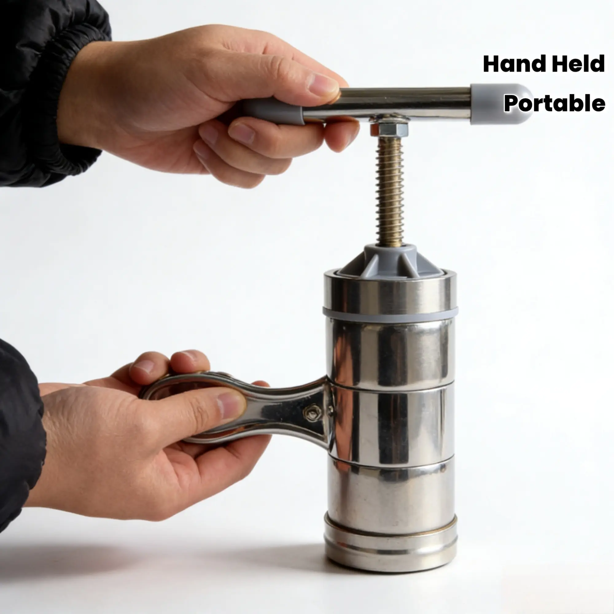 Handheld Honey Press & Uncapping Fork Beekeeping Tool, Portable Easy-Operate Efficient Extraction Honey Specialty Kitchen Utensils for Home Kitchen Processing, Homemade Wine Juice Making, Efficient Extraction Design