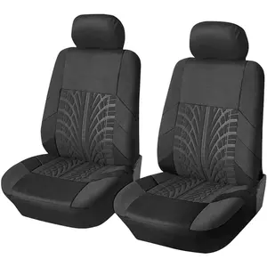 2 Set Two-tone Car Seat Covers for 2 Front Seats, Creative Design Car Seat Cover, Car Seat Protector, Car Seat Decorative, Car Decoration Accessories, Car Cushion, Car Interior Cushions