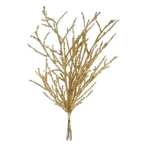 35" Styro Ball Bamboo Twig Bundle – Gold
