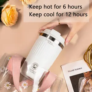 Rainbow Original Minimalist Design Coffee Cup Thermos for Car Use Portable Long Term Heat Retention 6 Hours Cold Retention 12 Hours