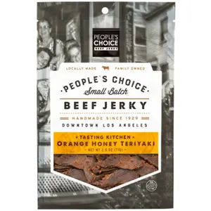 People's Choice Beef Jerky 2oz Tasting Kitchen - Orange Honey Teriyaki