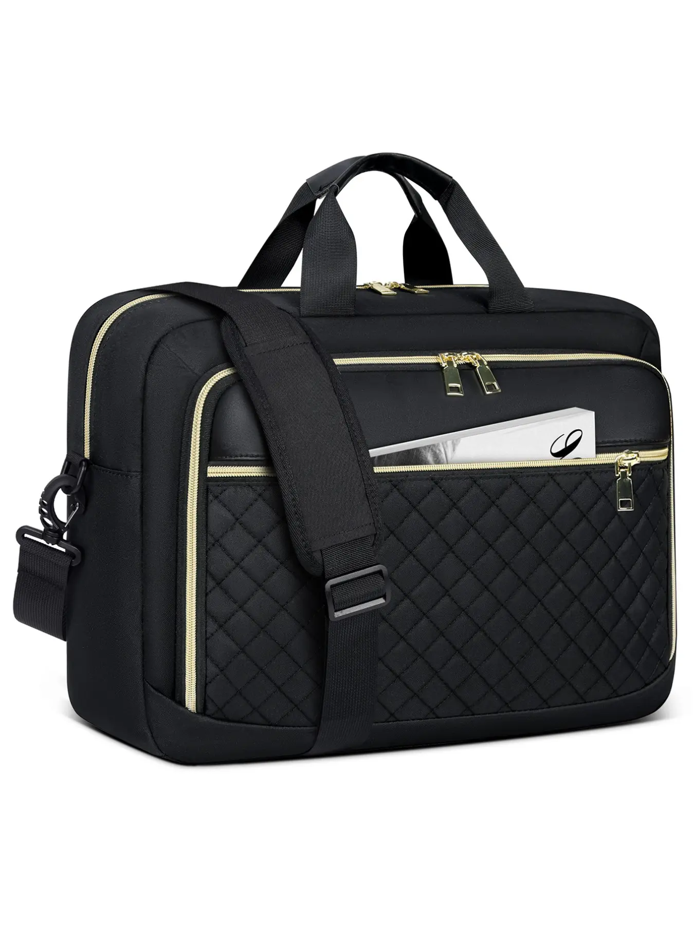 Women's Large Laptop Bag, Business Briefcase, Work Bag, Crossbody Bag, Messenger Bag, Suitable for Business, Office, Travel, School, Travel Essentials
