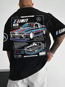 Viral BMW E60 Car Graphic Geometric T-Shirt | Streetwear Aesthetic Casual Oversized Fit | Retro Racing Print | Los Angeles Vibe Automotive Fashion | Trendy Motorsport Apparel | Chasing Perfection Speed Theme | Iconic Car Design Tee