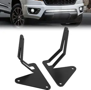 Nilight Front Lower Hidden Bumper Mounting Brackets for 32inch Single Row LED Light Bar Compatible with 2015-2022 Chevy Colorado 4WD/2WD 2015-2022 GMC Canyon 4WD/2WD