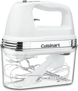 Plus 9-Speed Handheld Mixer with Storage Case, BPA Free, Dishwasher-Safe Attachments, One-Step Power Switch