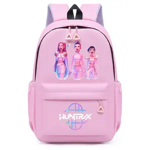 2026 New KPOP Demon Hunter Witch Huntrix School Bag Cartoon School Stationery Large Capacity School Bag Backpack