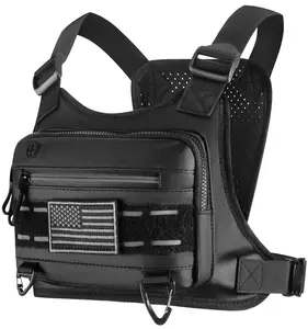 Tactical Chest Bag for Men & Women – Water-Resistant Running Vest Backpack for Outdoor Sports, Fitness & Daily Use, Lightweight Design