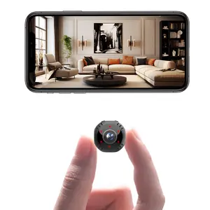 2MP FHD Hidden Mini Security Camera, Wireless WiFi, Motion Detection,  Night Vision, Nanny Cam for Home Use, Indoor Surveillance, Baby & Pet Monitor, Cloud Storage (Paid Service) + SD Card Recording (SD Card Not Included) with Infrared
