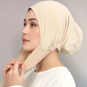 Women's Soft Breathable Hijab Tube Cap, Casual Fitted Headscarf for All Seasons, Perfect Gift for Family Friends, Hijab Turban