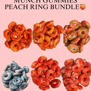 munch gummies ~ PEACHIES BUNDLE SNACK munch gummies ~ PEACHIES BUNDLE SNACK