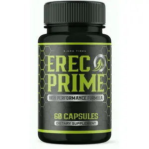 Erec Prime Supplement for Men Virility, ErecPrime Male Performance Formula 60ct