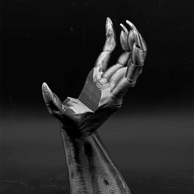 Demon Hand Book Holder - Unique Gothic Design for Home Decor and Book Lovers