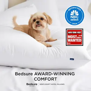 【Spring Glow Up】Bedsure Standard Pillows Size Set of 2 - Bed Pillows Standard Size for Sleeping, Soft and Supportive, Hotel Quality, Original Down Alternative Filling for Side, Back Sleepers, 2 Pack