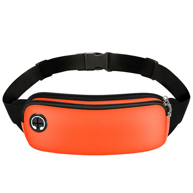 Waterproof Running Fanny Pack - Adjustable Belt, Dual Zippers, Breathable Fabric, Slim & Functional Design, Slim Design Phone Holder for Men, Ideal for Hiking, Every Adventure, Theme Park Visits