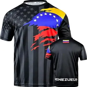 USA & Venezuela Flag Mix Soccer Jersey, Venezuela Soccer Jerseys , Jersey De Venezuela For Men Women Youth and Kids