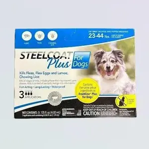 Steelcoat Plus for Dogs (23-44 lbs) Flea & Tick Control