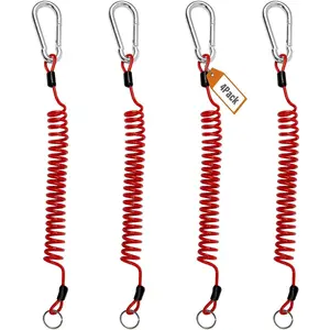Breakaway  Trailer Safety Rope, Trailer Safety Rope for Trailer  Camper, Retractable , Anti-Lost  Anti-, Durable, Sturdy, not Easy to Break 6 Ft