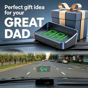 Joytutus GPS Head Up Display, Car Smart Display, Universal Vehicle Auto Parts Accessories for Car - USB Plug & Play, Dual Satellite System, Speedometer, Safe Driving Multi-Function Tool, Easy Installation