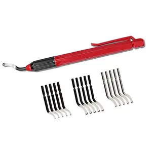 - Deburring Tool Red Handle with 16  Steel M2 , Deburring Tool  Printing, Reamer Tool  Metal, PVC, Copper Pipe, Plastic,  &  Printed Edges