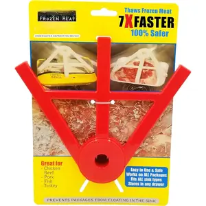 Meat Defroster, a Kitchen Essential Tool for Quick and Easy Defrosting of Chicken, Beef, Pork and Fish, Kitchen Gadgets Accessories, Easy Storage, Fits  Sinks, s in Minutes