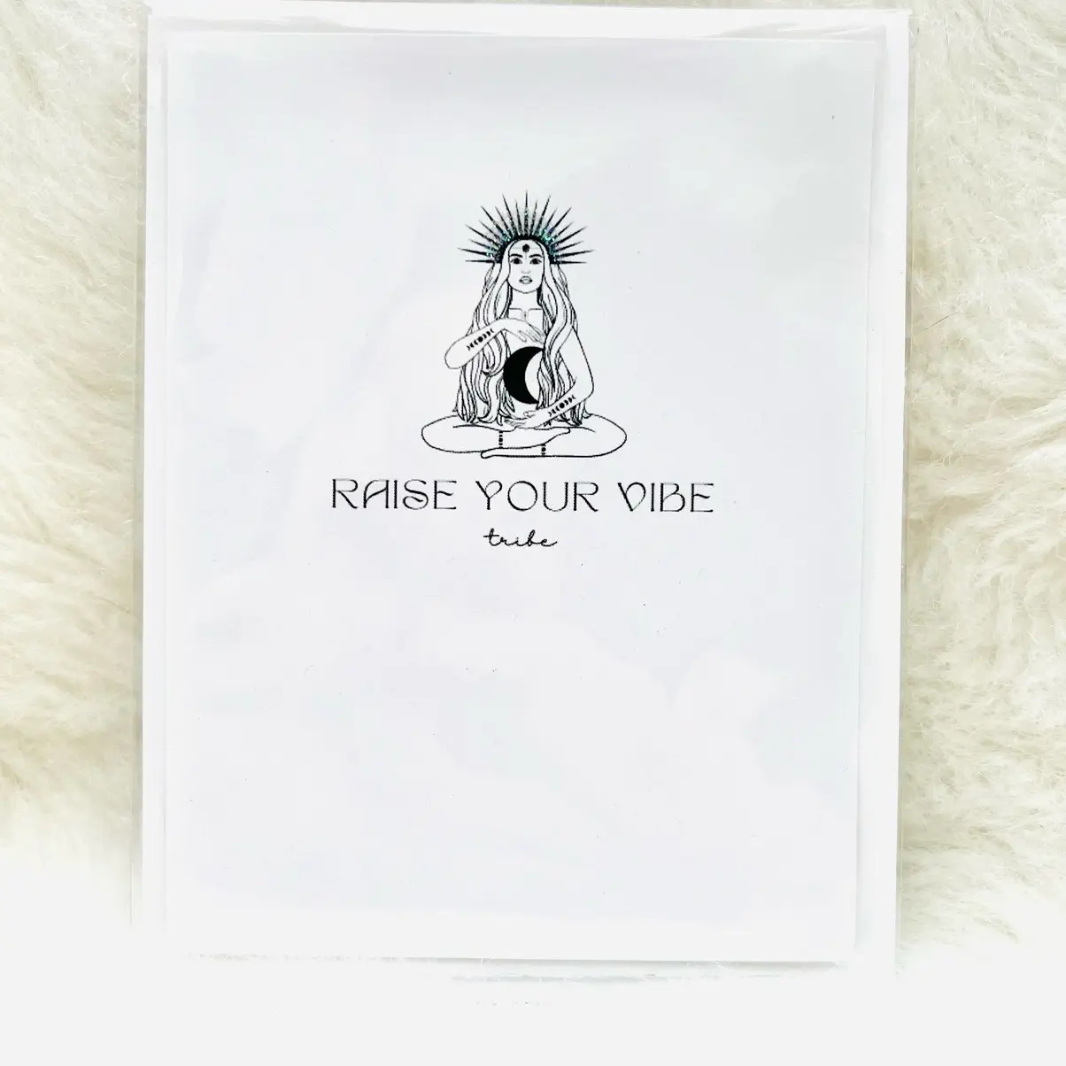 Raise Your Vibe Greeting Card