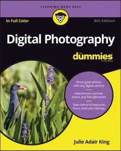 USED-Digital Photography for Dummies by King, Julie Adair (Paperback)