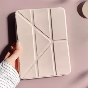 New Foldable Case for iPad Air 13, Transparent Acrylic Hard Shell, Anti-Bend Protection, Fits Pro 13, Mini 6/5/4, Unisex Design