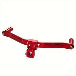 Universal Adjustable Aluminum Alloy Motorcycle Gear Shift Lever, polished surface, motorcycle modification part, compatible with most motorcycles