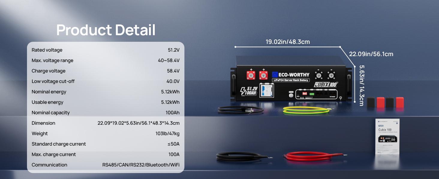 【SOLD OUT】ECO-WORTHY Portable Power Station with LiFePO4 Cells, 5120Wh Large Capacity Battery Pack, 5000W AC Power Supply Inverter, 1Hr/2.5Hr Fast Charging, Bluetooth & WiFi App Control, Home Backup Emergency Solution
