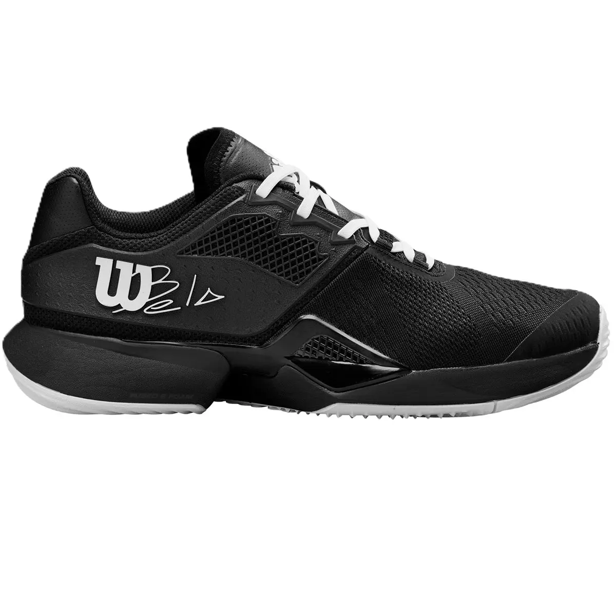 Wilson Men's Bela Tour Padel Shoes (Black/Black/White)