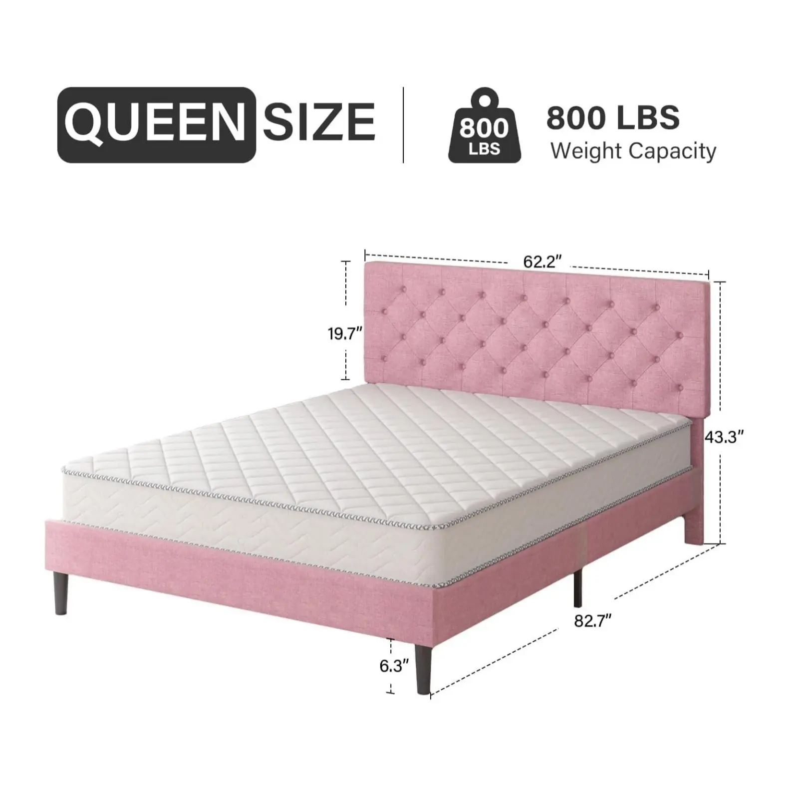Queen Size Pink