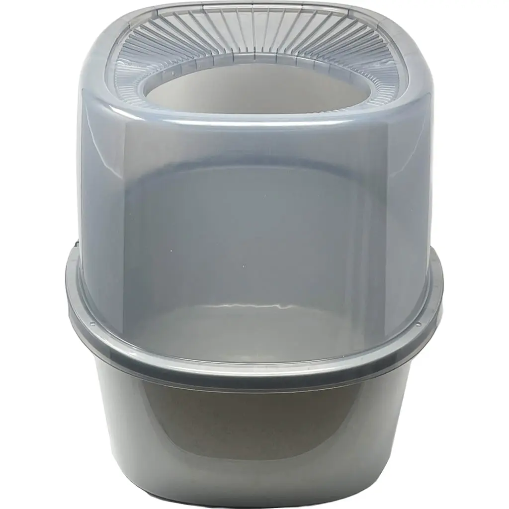 Van Ness CP200 Trackless Top Entry Cat Litter Pan, White - Large
