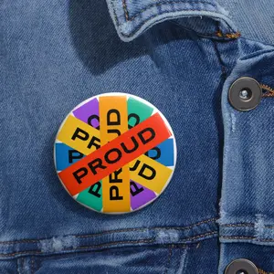 Pride Pin, Pride Month Pin Button, Gay Pride Pin, Lesbian Pride Pin