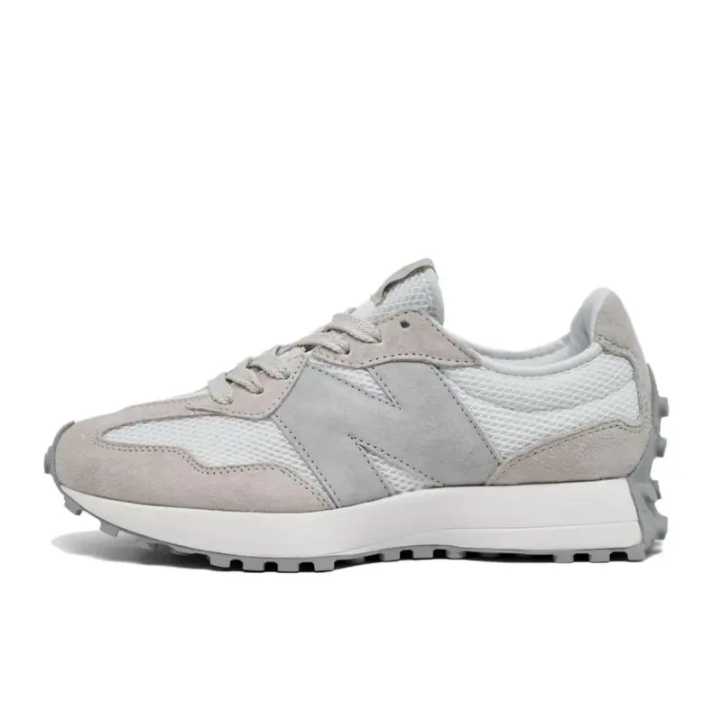 Women's New Balance 327 Timberwolf Reflection Sneaker - Breathable Rubber, Suede-Nylon Mix, Neutral Tones, Runner Walking Shoes, Training Runner Footwear, Casual Daily Lifestyle Gym Footwear