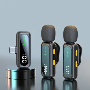 Magnetic Wireless Lavalier Microphone Bluetooth Noise Reduction Outdoor Live Broadcast Mini Mic