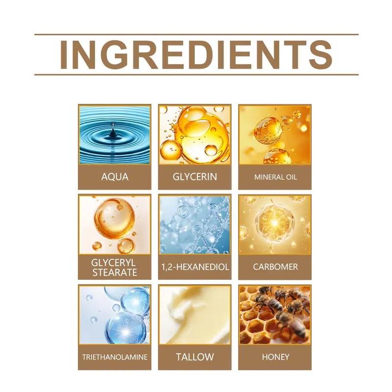 Oarioya Tallow Honey Balm, 1 Box Organic Grass-fed Beef Tallow Balm with Raw Honey,Skin Improvement Cream, Moisturizing Cream for Soft, Smooth Skin