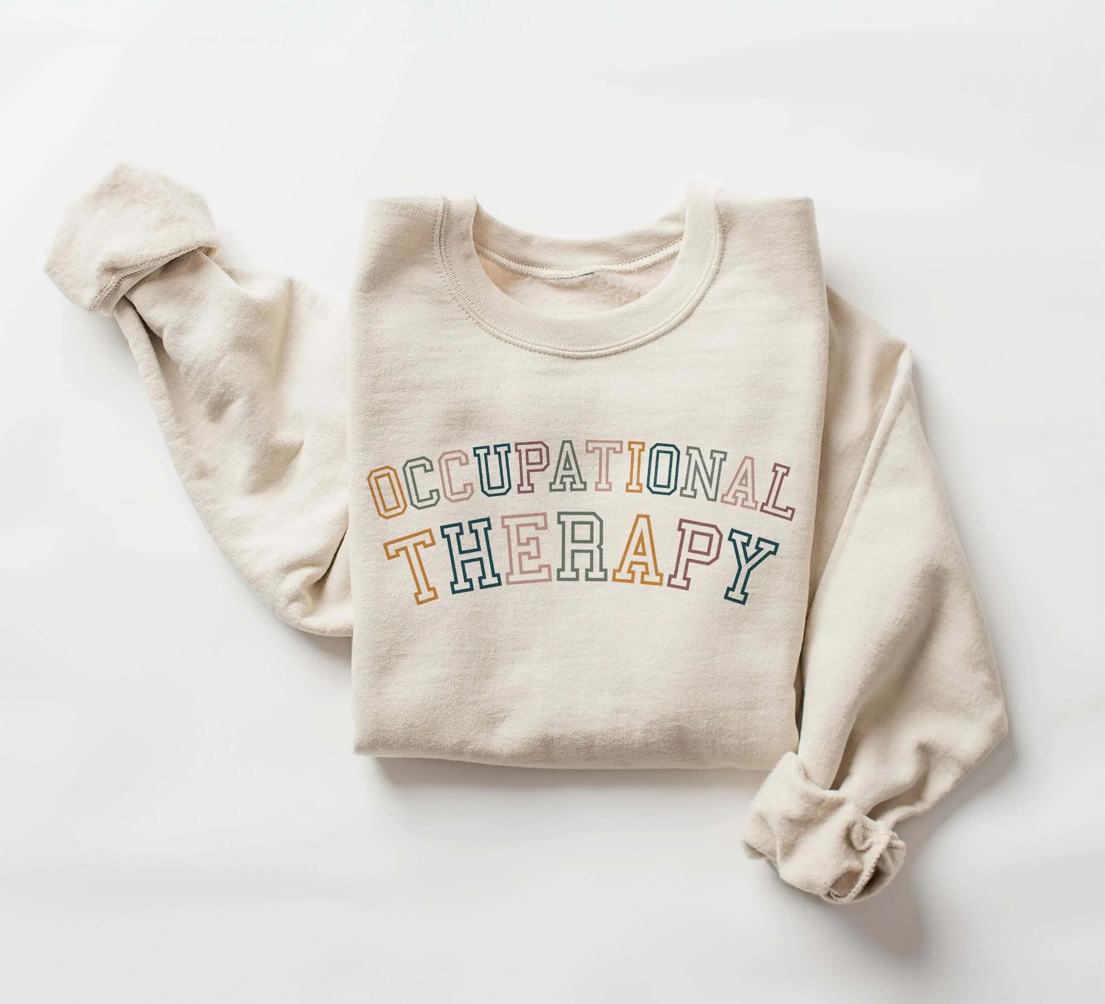 Occupational Therapy T-SHIRT /  Sweatshirt, Therapist Shirt, OT Shirt, OTA Coworker Staff  Shirt Menswear
