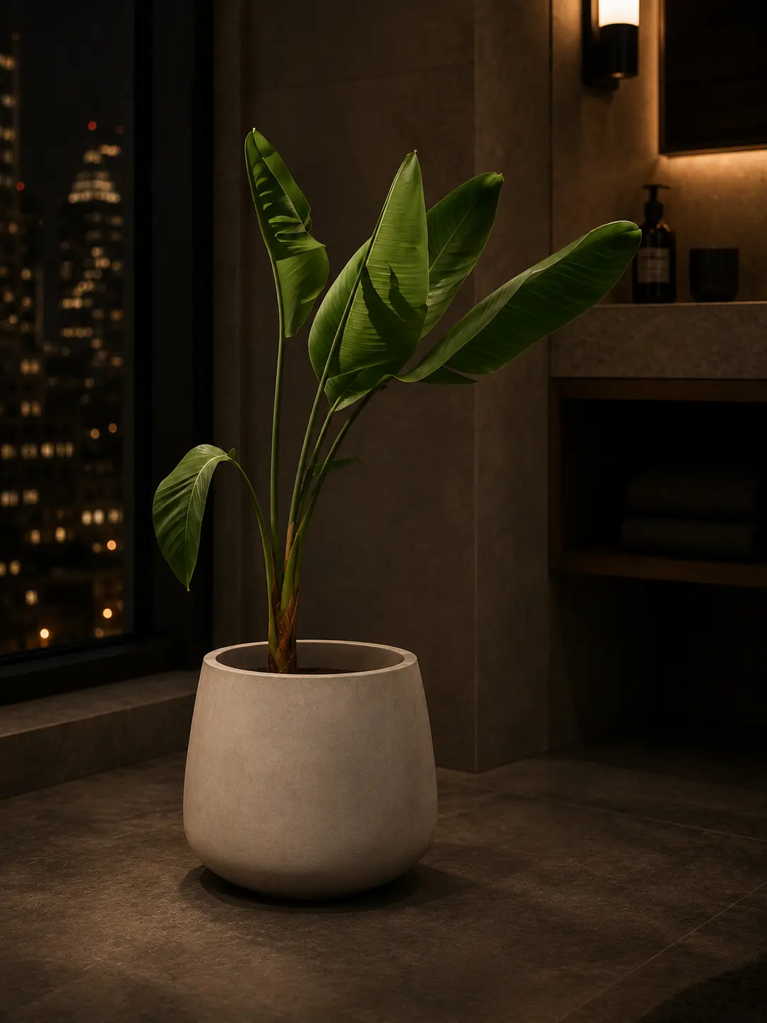 Concrete Jungle - Amethyst Planter